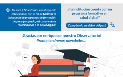 Suma tu programa al Observatorio de la Oferta Académica Nacional en Salud Digital